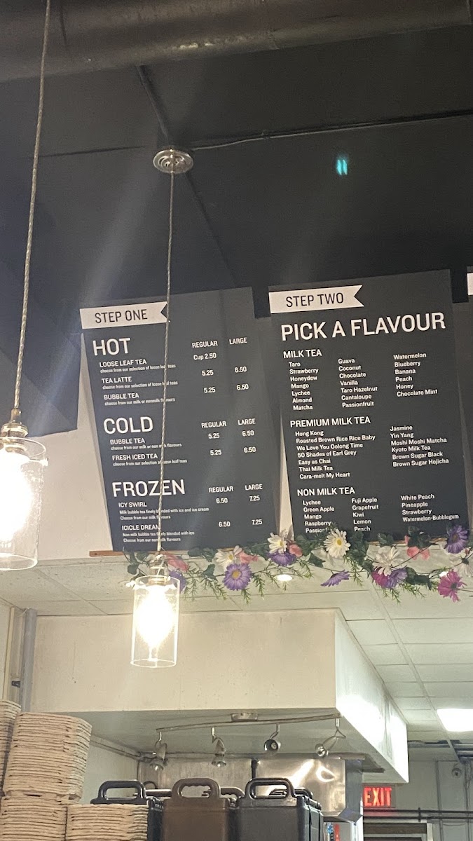 Sweet Dreams Teashop Menu - Image 1